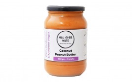 All Over Nuts Coconut Peanut Butter Crunchy  Glass Jar  500 grams